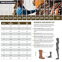 Roper Womens Riley Boot, Tan, 6