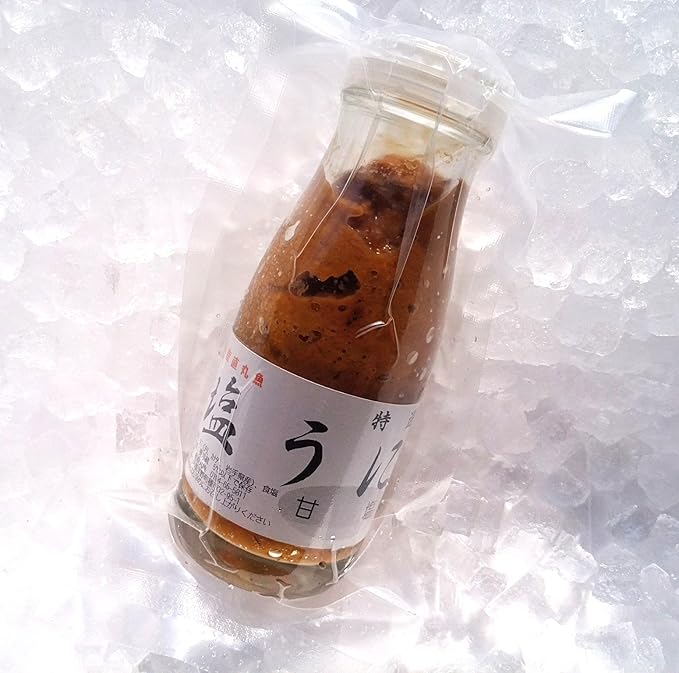 Amazon 産直丸魚 甘塩うに 150ｇ牛乳瓶入り 粒ウニ 塩ウニ 洋野町種市のさかなや 産直丸魚 ウニ 通販