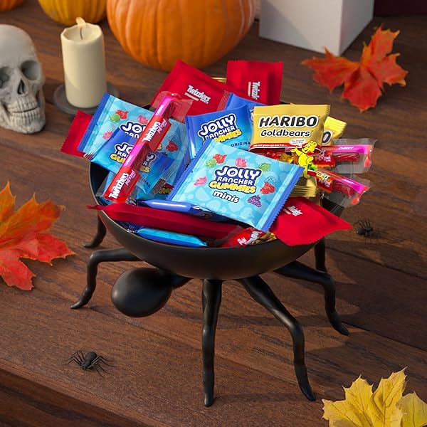 JOLLY RANCHER HARIBO, JOLLY RANCHER AND TWIZZLERS ASSORTED FRUIT FLAVORED, HALLOWEEN CANDY BULK BAG, 60.1 OZ (165 PIECES)