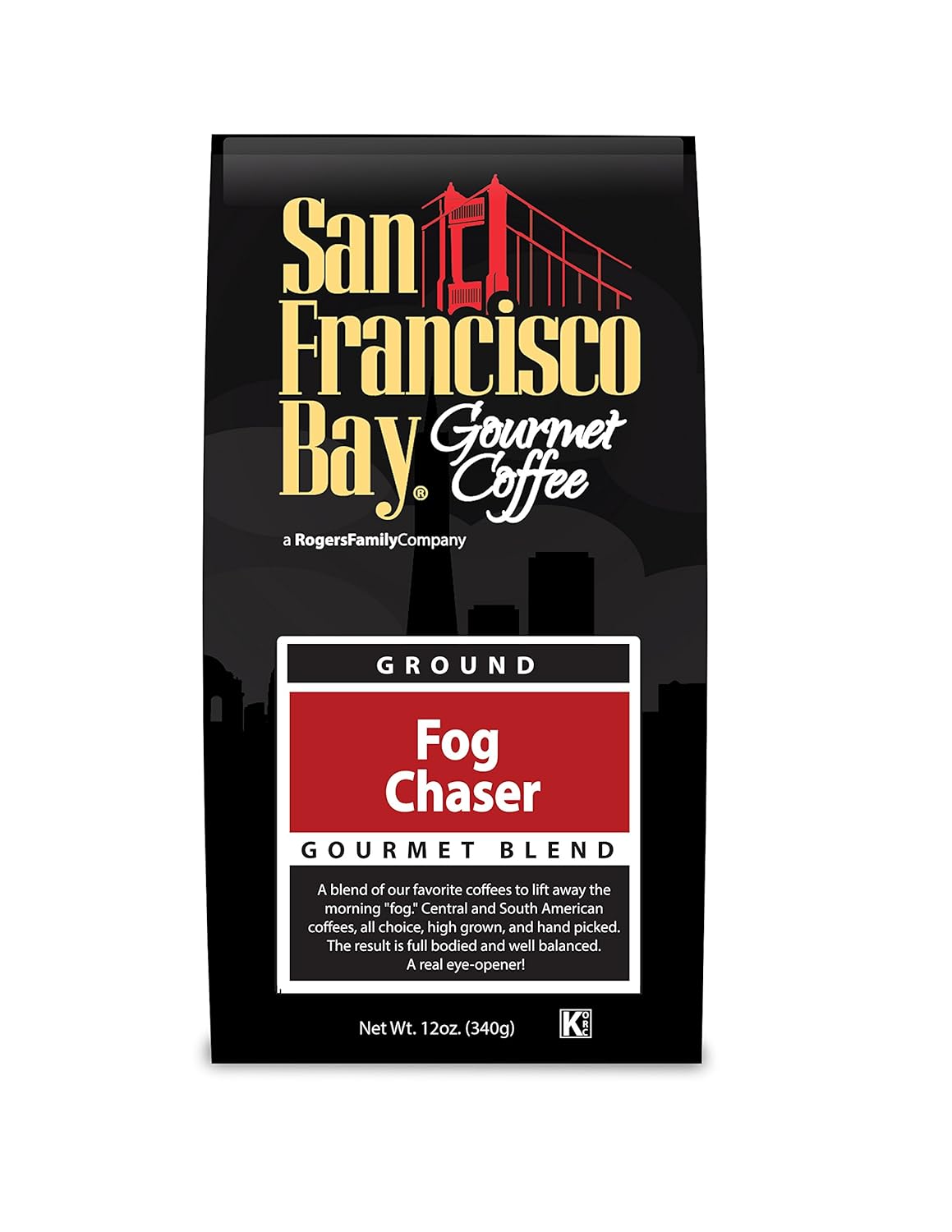 Amazon Com San Franscisco Bay Coffee Fog Chaser Ground Bag 12 Ounces Pack Of3 Grocery Gourmet Food
