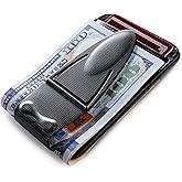 Geneva Black Mesh MoneyClamp® with Wallet, The Only Money Clip that Never Loses Its Grip, Forever Warranty
