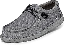 Hey Dude Men's Wally Multiple Colors | Men’s Shoes | Men's Lace Up Loafers | Comfortable & Light-Weight