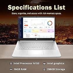 HP Stream 14" HD BrightView Laptop, Intel Celeron