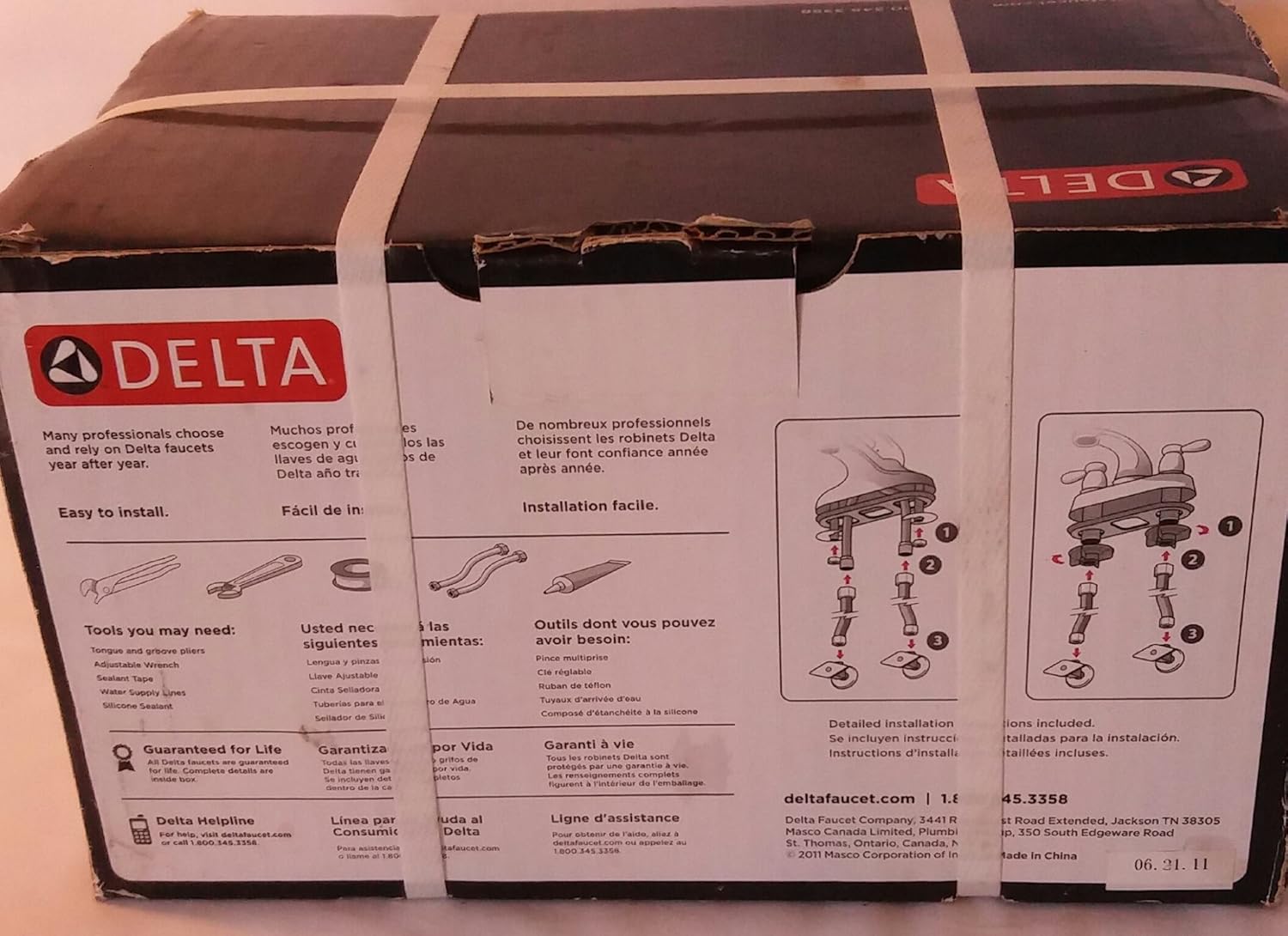 Delta Faucet Delta 25712lf Ss Sentiment Two Handle Centerset