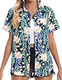 Hawaiian Shirts for Women, Summer Tropical Shirts