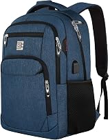 KASIBON USB Charging Anti Theft Laptop Backpack 15.6 inch Water Resistant view 1