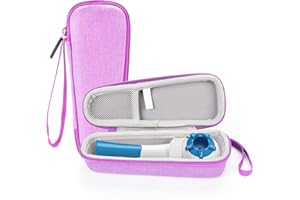 MGZNMTY Protective Hard Case for The Breather/Breather Fit Lung Health Breathing Exercise Device, Inspiratory Expiratory Respiratory Trainer Therapy Exerciser (Case Only) (Purple)