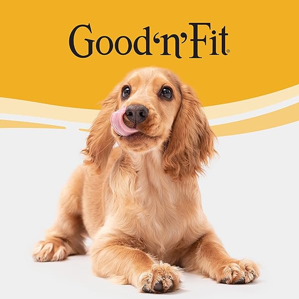 GOOD N FIT LARGE ROLLS WITH REAL CHICKEN LIVER FLAVOR, 2 COUNT, LONG-LASTING HIGHLY DIGESTIBLE RAWHIDE CHEWS FOR DOGS