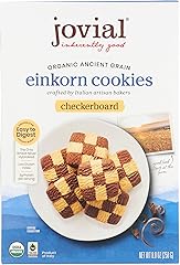 Jovial Organic Einkorn Checkerboard Cookies - Organic Cookies, High Protein, Fair Trade Certified, All Natural Ingredients, L