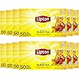 Lipton Tea Bags, Iced or Hot Black Tea, Can Support Heart Health, 50 Tea Bags(Pack of 12)