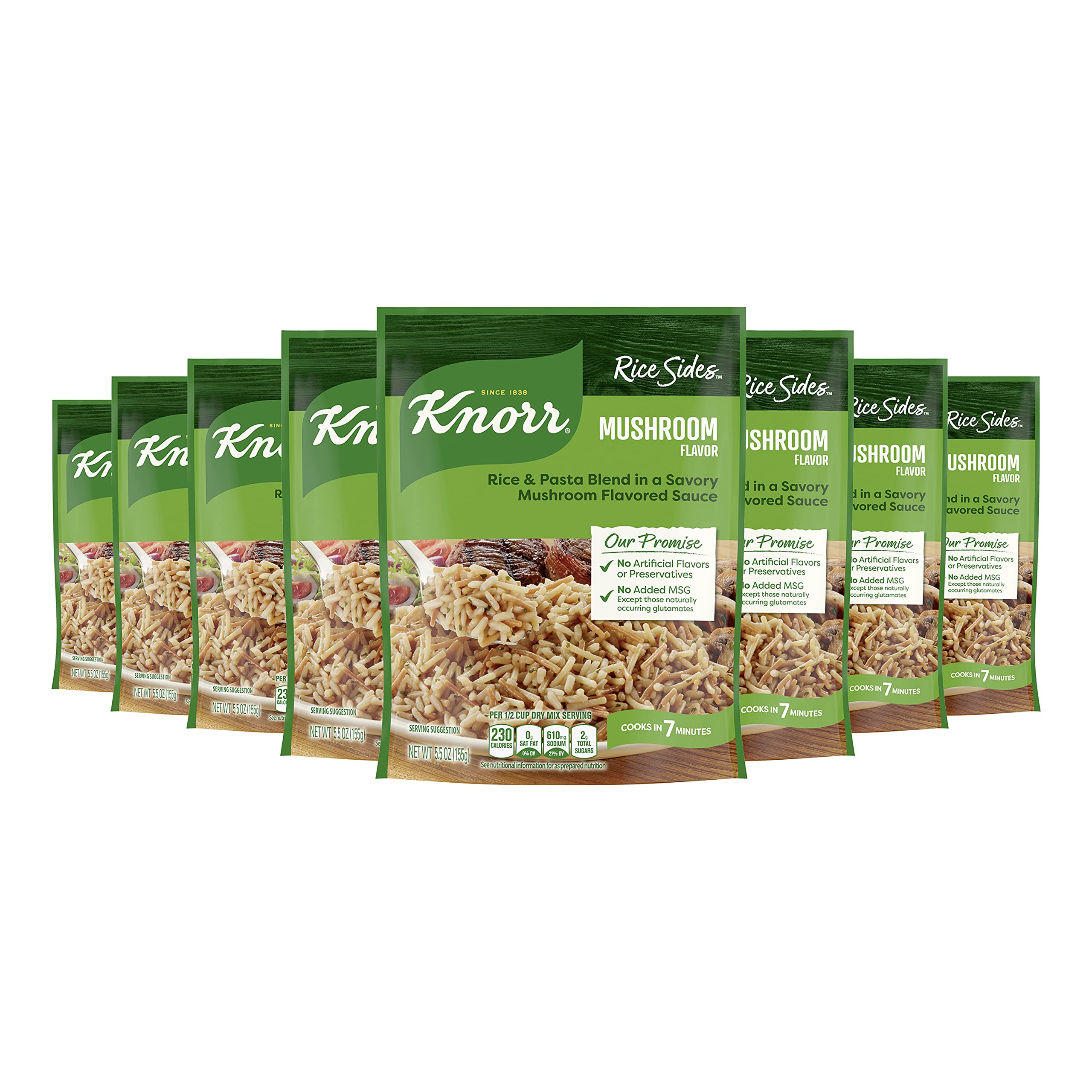 Knorr Rice Sides Dish, Mushroom, 5.5 oz (Pack of 8) | Pricepulse