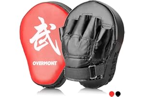 Overmont 2PCS Curved Punch Mitts Punching Mitts Boxing Pads Boxing Glove Target pad with foaming Materials for Karate Kickbox