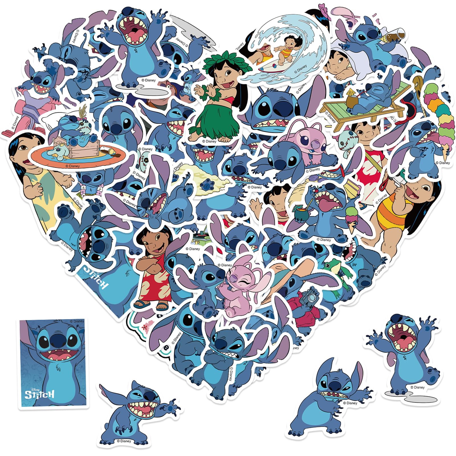 50pcs Cartoon Stickers for Teens,Lovely Cartoon Sewing Vinyl Waterproof Decal for Water Bottle Laptop Cute Sticker for DIY Decorate Bumper Phone Party Supplies Teens Gifts