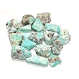 Zentron Crystal Collection: Rough Natural Amazonite Stones -Large 1" Pieces (1/2 Pound)