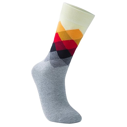 Vkele Fein Bunt Socken,Ideal als Ostergeschenke, gemusterte, gepunktet, geringelt, karierte, Streifen, 1 Paar, Baunwolle, Gr.