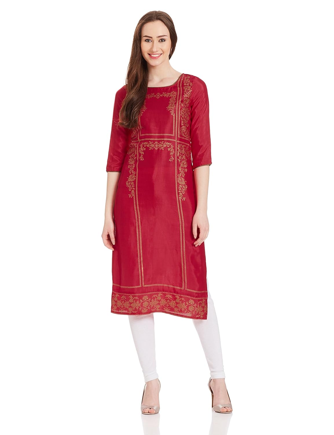 aurelia women's straight kurta