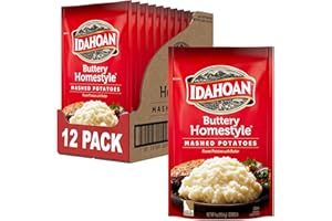 Idahoan Mashed Potatoes Four Cheese, 4 OZ (Pack of 12)
