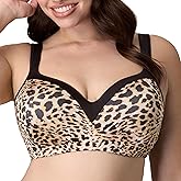 Playtex Womens Balconette Underwire Bra, Plus-Size Bras Available, Full Coverage, Moisture-Wicking, 4802