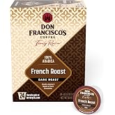 Don Francisco's French Roast Single Serve Coffee Pods, Dark Roast, 24ct | Compatible with Keurig Coffee Pod Brewers, 100% Arabica Coffee, Convenient Single Serve Brewing, Fresh Brew in Every Cup