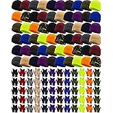 Liitrsh 72 Pcs Winter Beanies and Gloves Bulk Men Women Cold Skull Cap Warm Fleece Hat Gloves for Homeless (Classic 3)