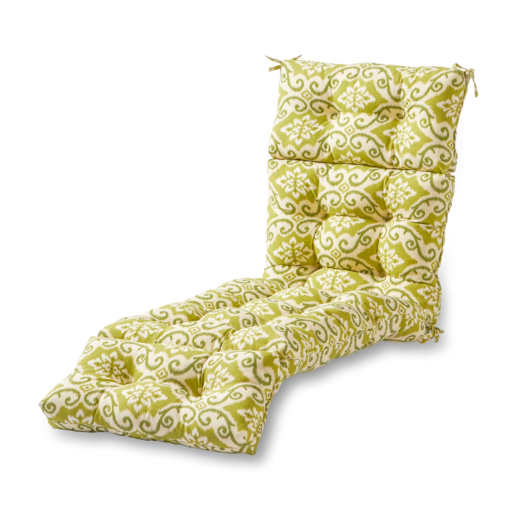 Greendale Home Fashions 72 x 22-inch Outdoor Chaise Lounge Cushion, Set of 1, Avocado Image