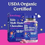 Lovebug Kids Probiotic Chewables 10B CFU Prebiotics 30 Berry view 4