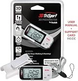 Realalt 3DTriSport 3D Pedometer with Clip & Strap, 30 Day Memory view 10