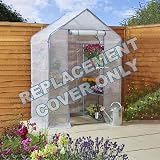Taylor & Brown Walk In Greenhouse Cover Heavy Duty Replacement 143x73x195cm view 2