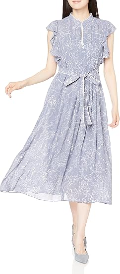 Amazon Co Jp スナイデル マーブルフラワー柄ワンピ Swfo2129 レディース 服 ファッション小物