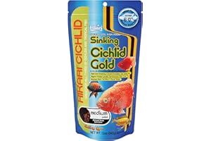 Hikari 12-Ounce Sinking Cichlid Gold Pellets for Pets, Medium