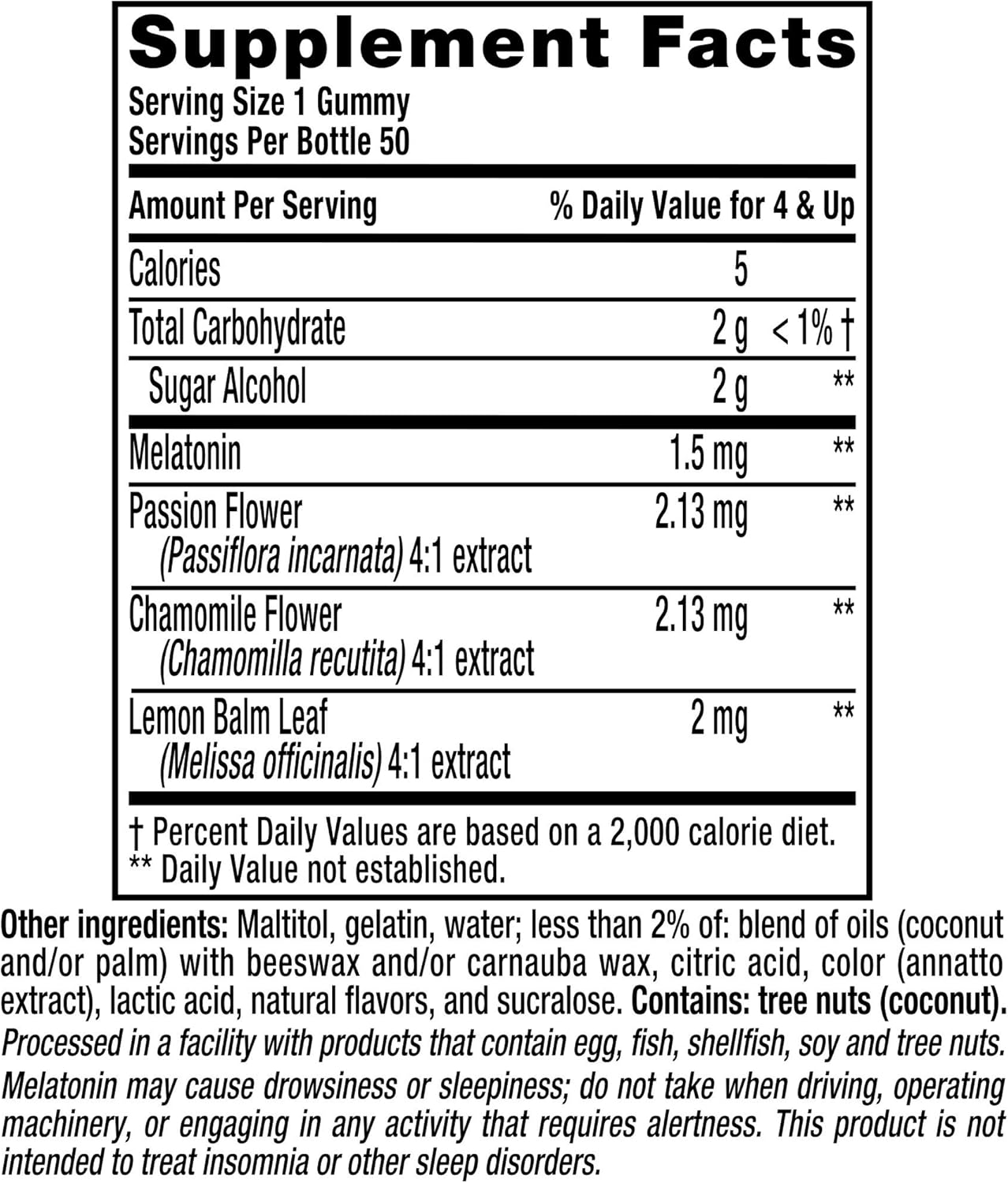 Vitafusion Kids Melatonin Gummy Vitamins, 50 count: Health & Personal Care