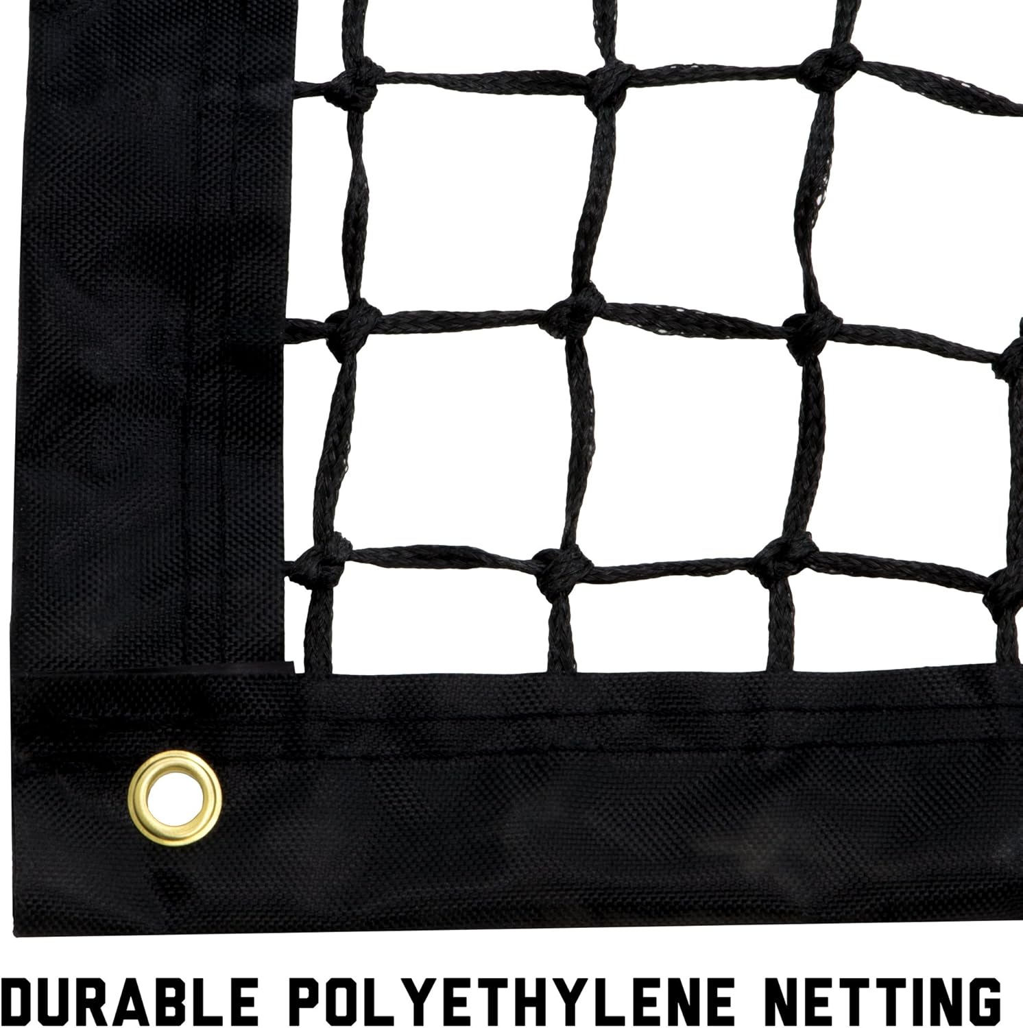 Crown Sporting Goods Standard Tennis Net with Winch Cable - 42" Plastic-Coated & Vinyl Netting - Full Size Replacement Sports Equipment for Indoor and Outdoor Tennis Courts - Carrying Bag Included : Sports & Outdoors