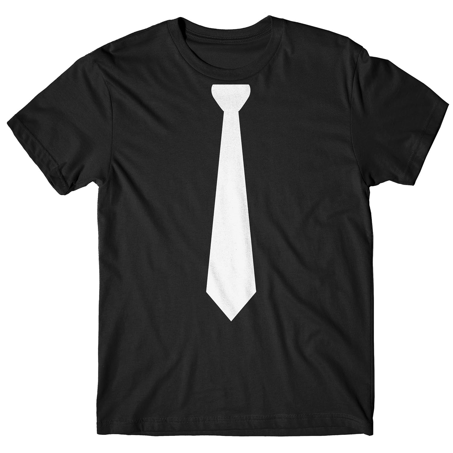 maglietta con cravatta disegnata