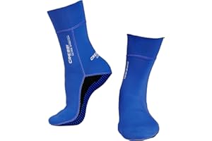 Cressi Neoprene Water Sports Adult Socks for Snorkeling, Scuba Diving and More - Made in Ultra Stretch Quality Neoprene 1.5mm