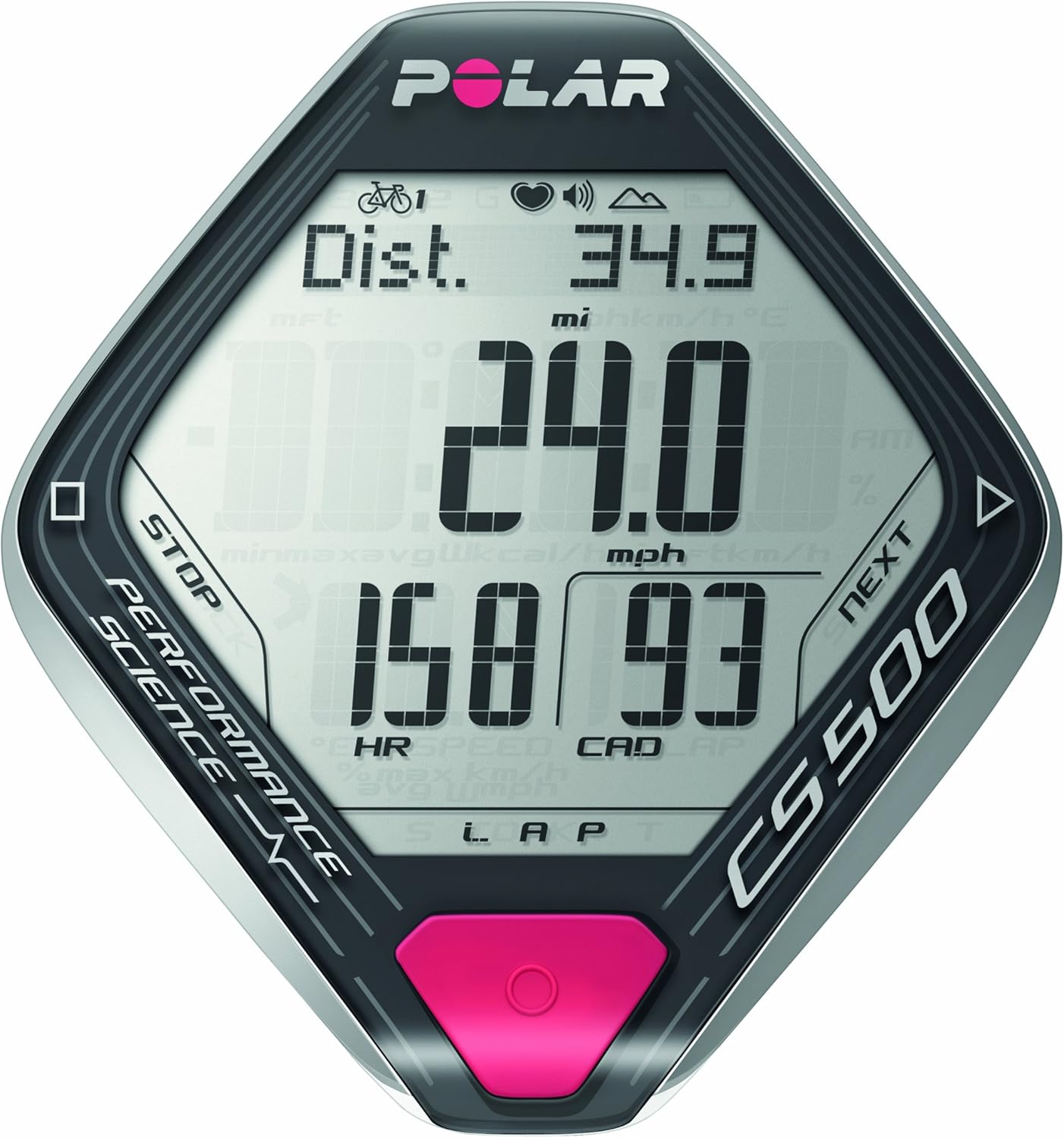 Polar CS500+ cad Cycling Computer Heart Rate Moniter,
