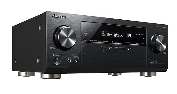 Pioneer VSX-933(B) 7.2-Kanal Netzwerk AV Receiver (7x135 Watt, Streaming-Vollausstattung, Dolby Atmos und DTS:X, kompatibel m