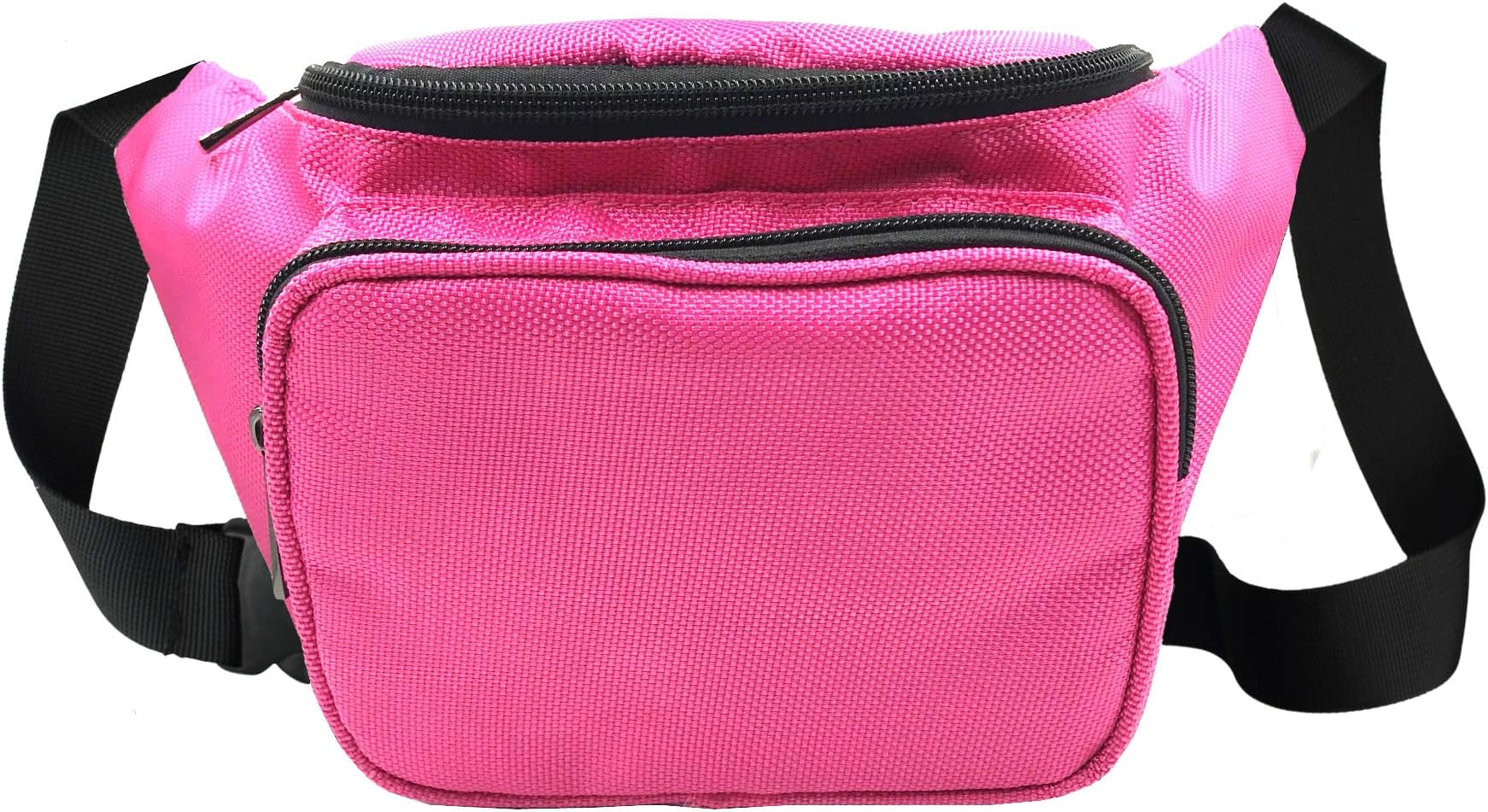Fanny Pack for Men Women Quick Release Buckle Travel Sports Nylon Fanny Packs Pink