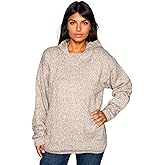 Gamboa Alpaca Hooded Sweater for Men and Women Light and Softness Hoodie Wool Knitted Fall Winter Sweaters