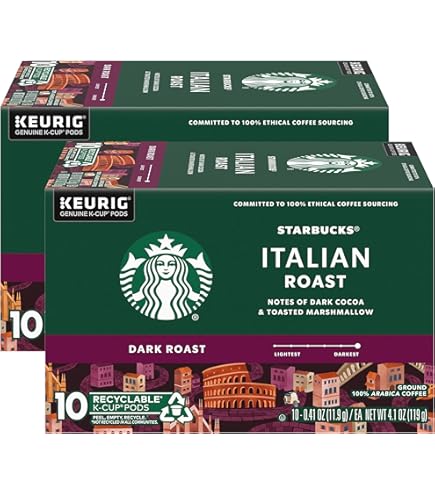 Amazon.com: Starbucks K-Cup Coffee Pods, Dark Roast Hot or Iced Coffee,  Variety Pack, 96 Keurig Pods : Grocery & Gourmet Food