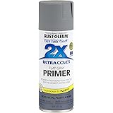 Rust-Oleum 249088 Painter's Touch 2X Ultra Cover, 12 Fl Oz (Pack of 1), Flat Gray Primer, 12 Ounce