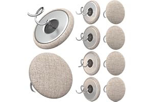 MAICOBI Upholstery Pins – Bed Skirt Pins, Sofa Covers, Upholstery, Armchair Caddies，Prevent Sofa Cushion from Sliding (Light Brown 12)