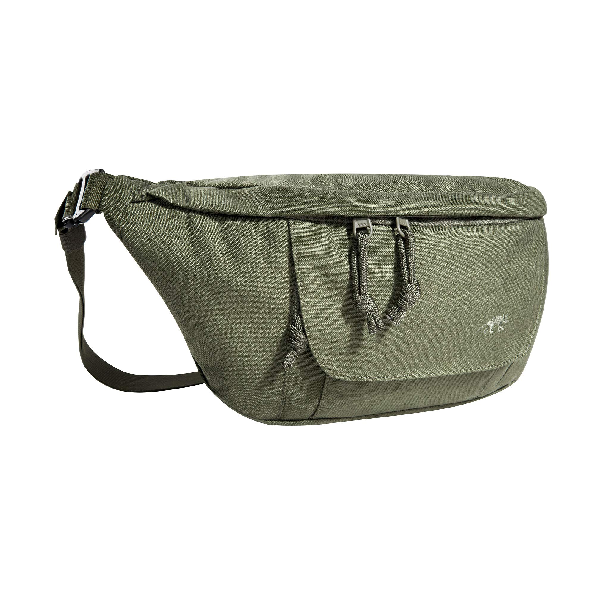 Tasmanian Tiger TT Modular Hip Bag II Universal Tactical Fanny Pack with 5 Litre Volume, Three Zippered Compartments and Molle Hook and Loop Panel, Olive, Olive, 5l