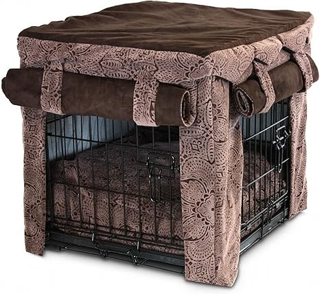 Snoozer 64740 Small Cabana Pet Crate Cover With Pillow Dog Bed