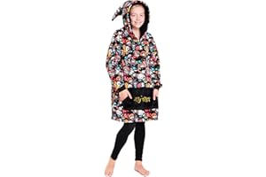 Harry Potter Gifts for Kids Teens Girls Boys Wizard Blanket Hoodie, Fleece Oversized Wearable Blanket, Hogwarts Pullover