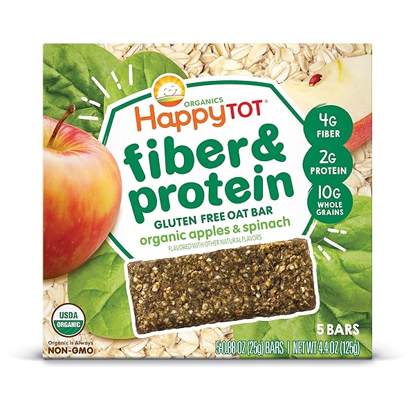 HAPPY TOT ORGANICS FIBER & PROTEIN SOFT-BAKED OAT...
