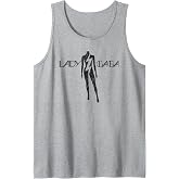 Official Lady Gaga Lightning Black Logo Tank Top