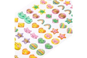 Claire's Stick On Earrings for Girls - Variety of 3D Sticker Earrings - Cute Self-Adhesive Stickers - Jewlery Set Perfect for Dress Up