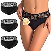 Battewa Leak Proof Underwear for Women Full Cover Incontinence Underwear Pee Proof Adult Briefs Washable Overnight 100ML