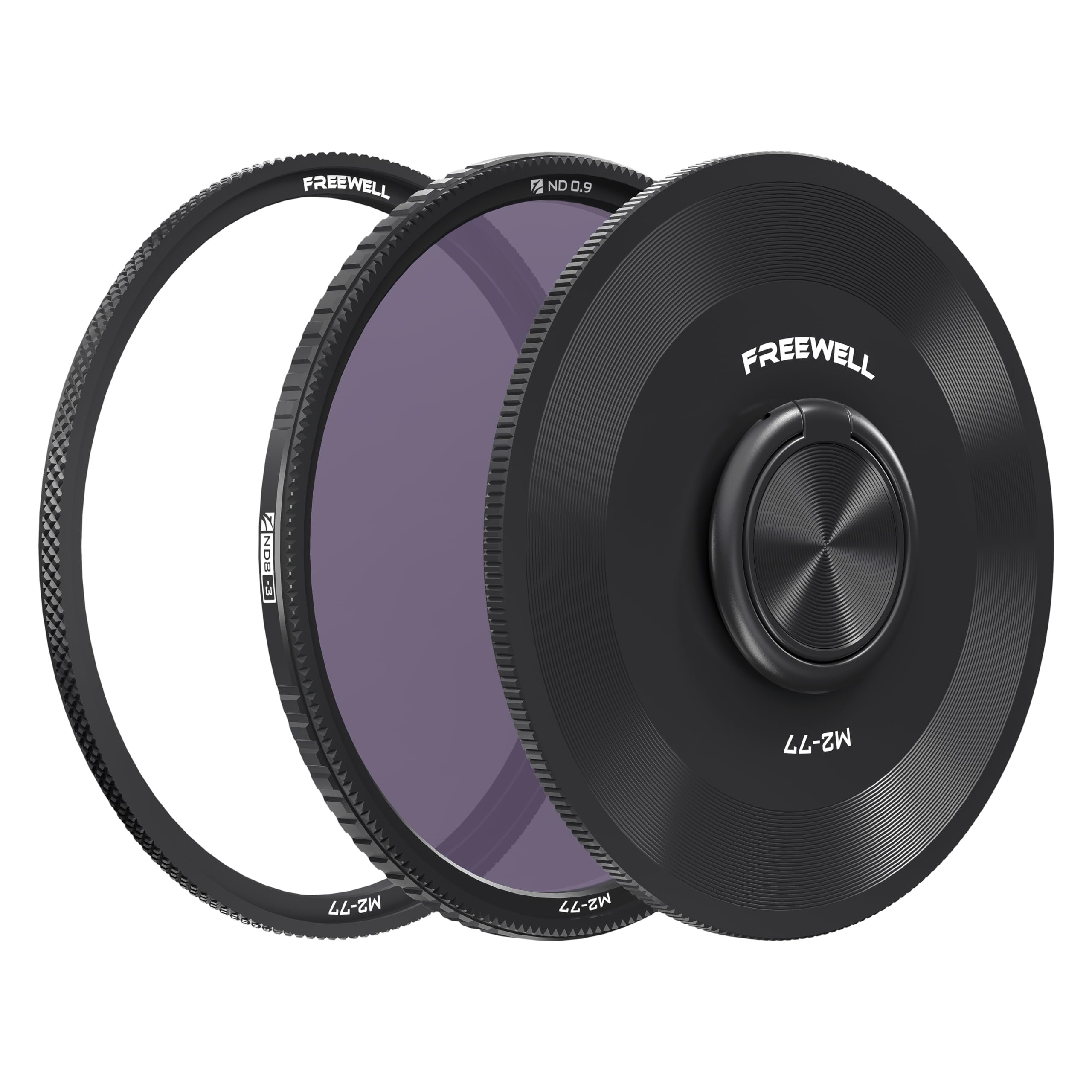 Freewell 77 mm ND8 (3 f-stops) ND0.9 camera filter, compatible with the M2 series