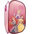 Disney Princess Power Pop Up Hamper - Features Ariel, Belle, & Cinderella - Mesh Laundry Basket/Bag with Durable Handles, 22"